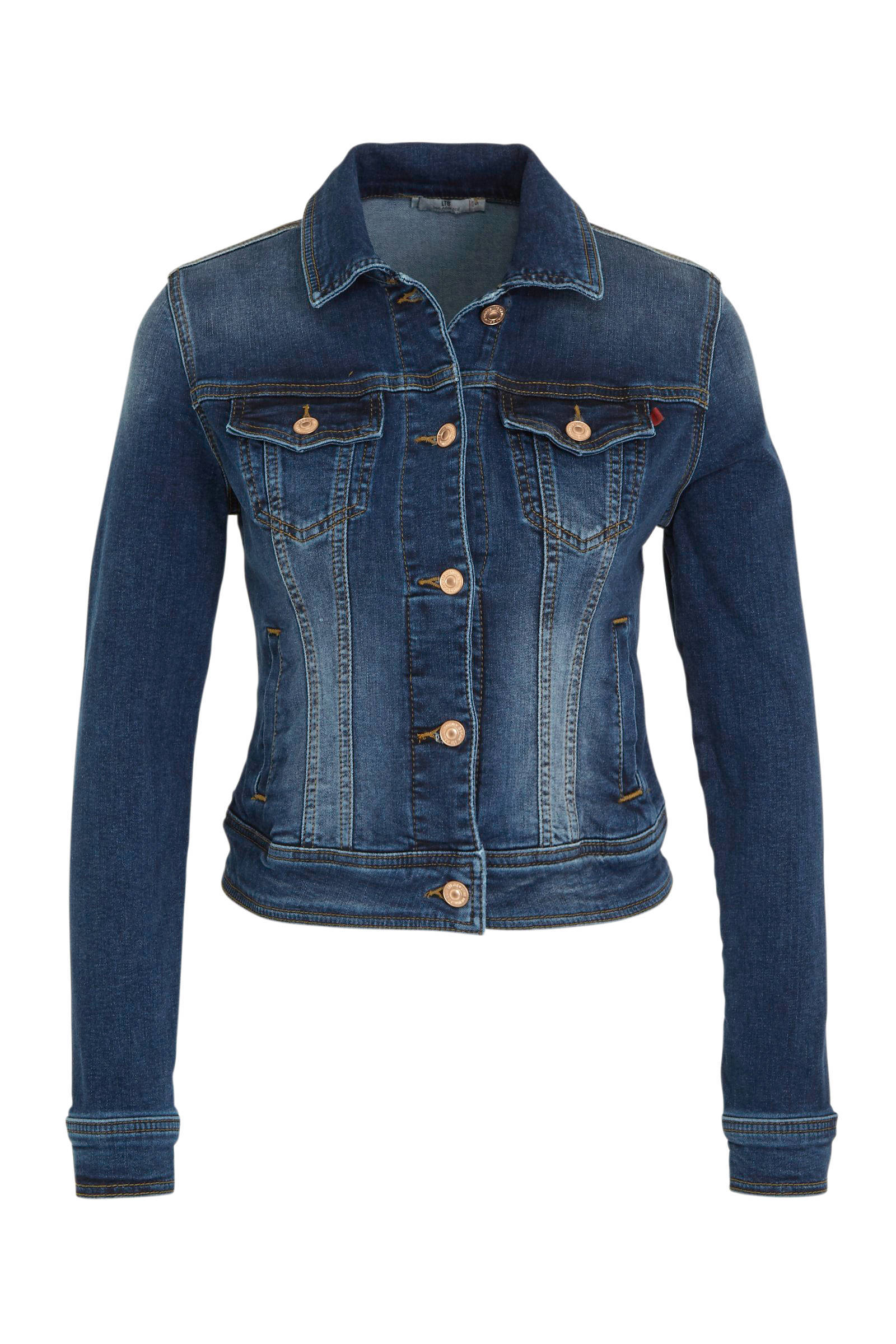 spijkerjasje Destin donkerblauw spijkerjasje Destin donkerblauw