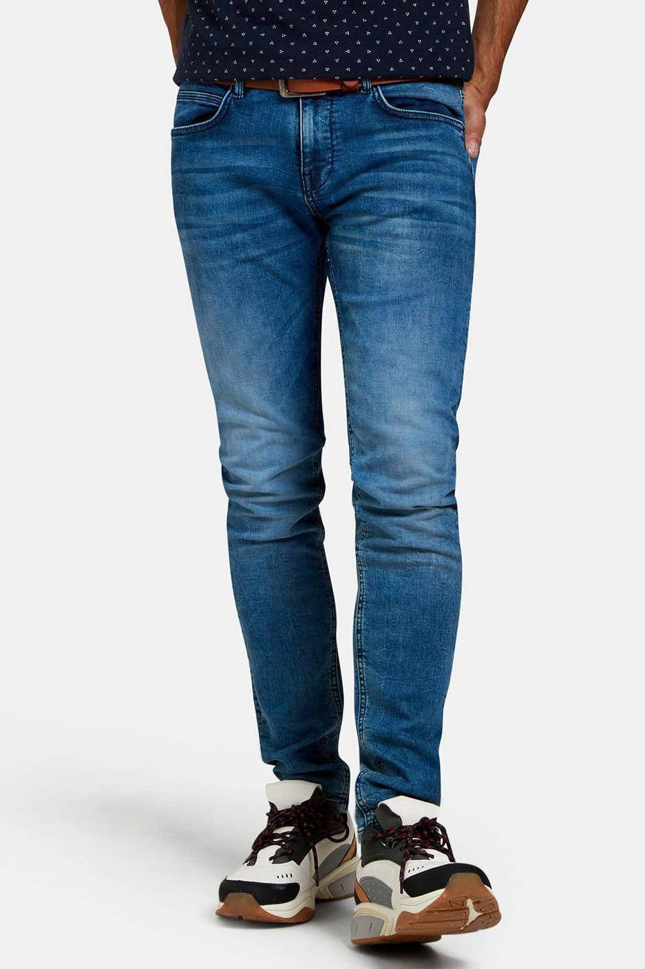 Shoeby Refill skinny jeans Leroy Gym MEDIUMSTONE | wehkamp
