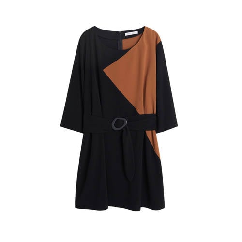 Violeta by Mango jurk met ceintuur Violeta by Mango jurk met ceintuur