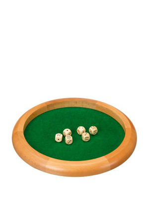 Dobbelpiste hout 30 cm