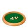 Philos  Dobbelpiste hout 30 cm