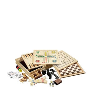 Houten spellenset