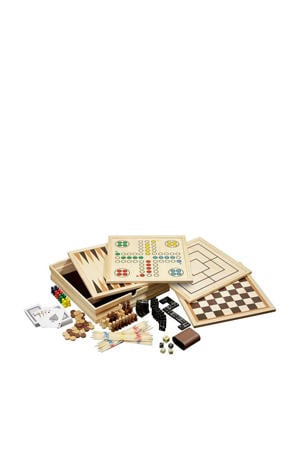 houten spellenset bordspel