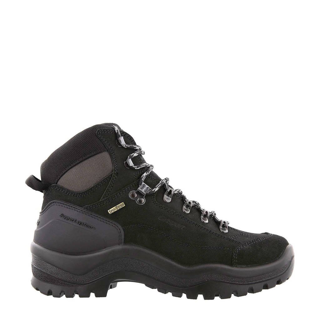 Grisport Bergen Mid wandelschoenen zwart, Zwart
