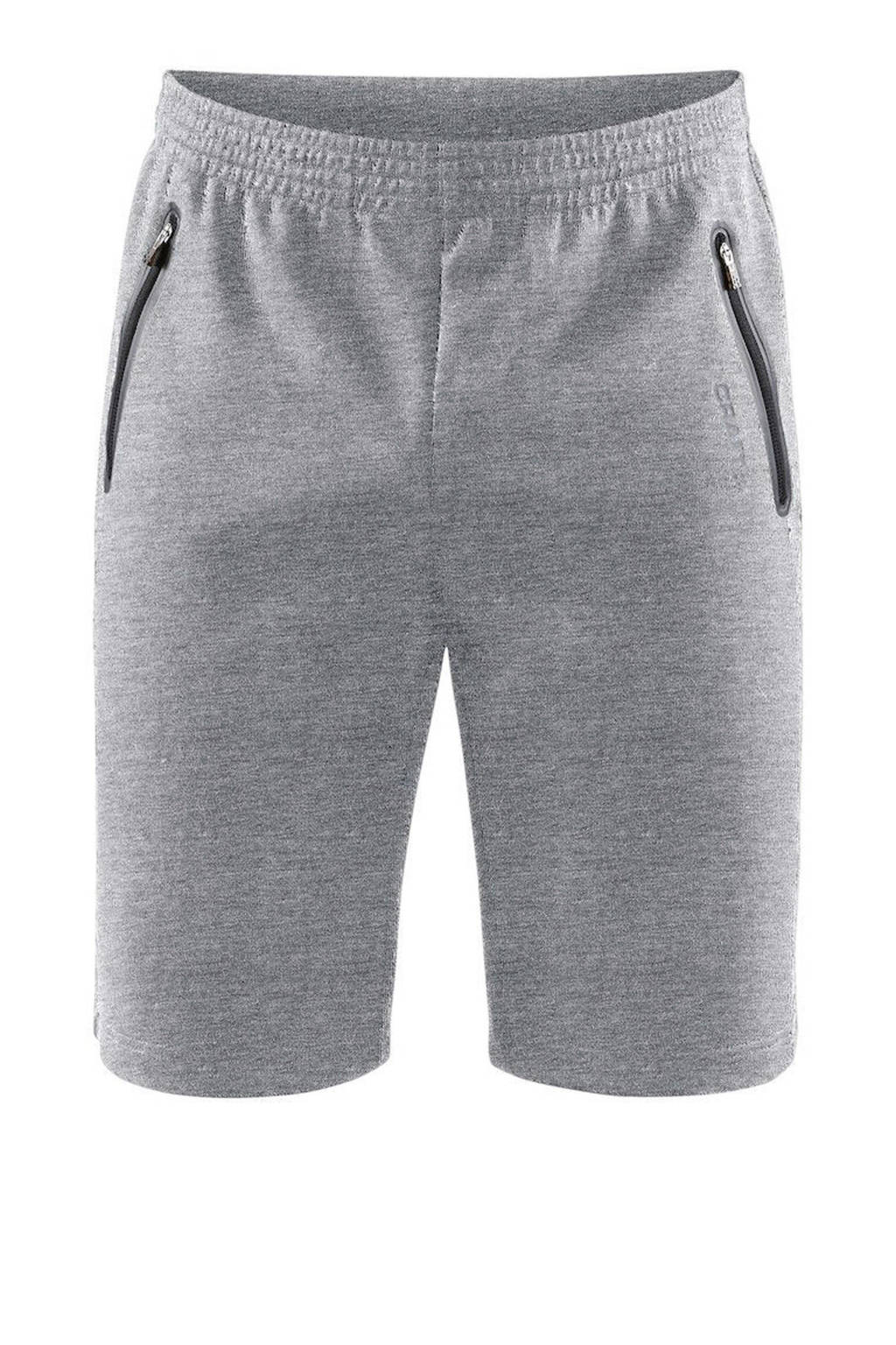 Craft sportshort grijs melange, Grijs melange