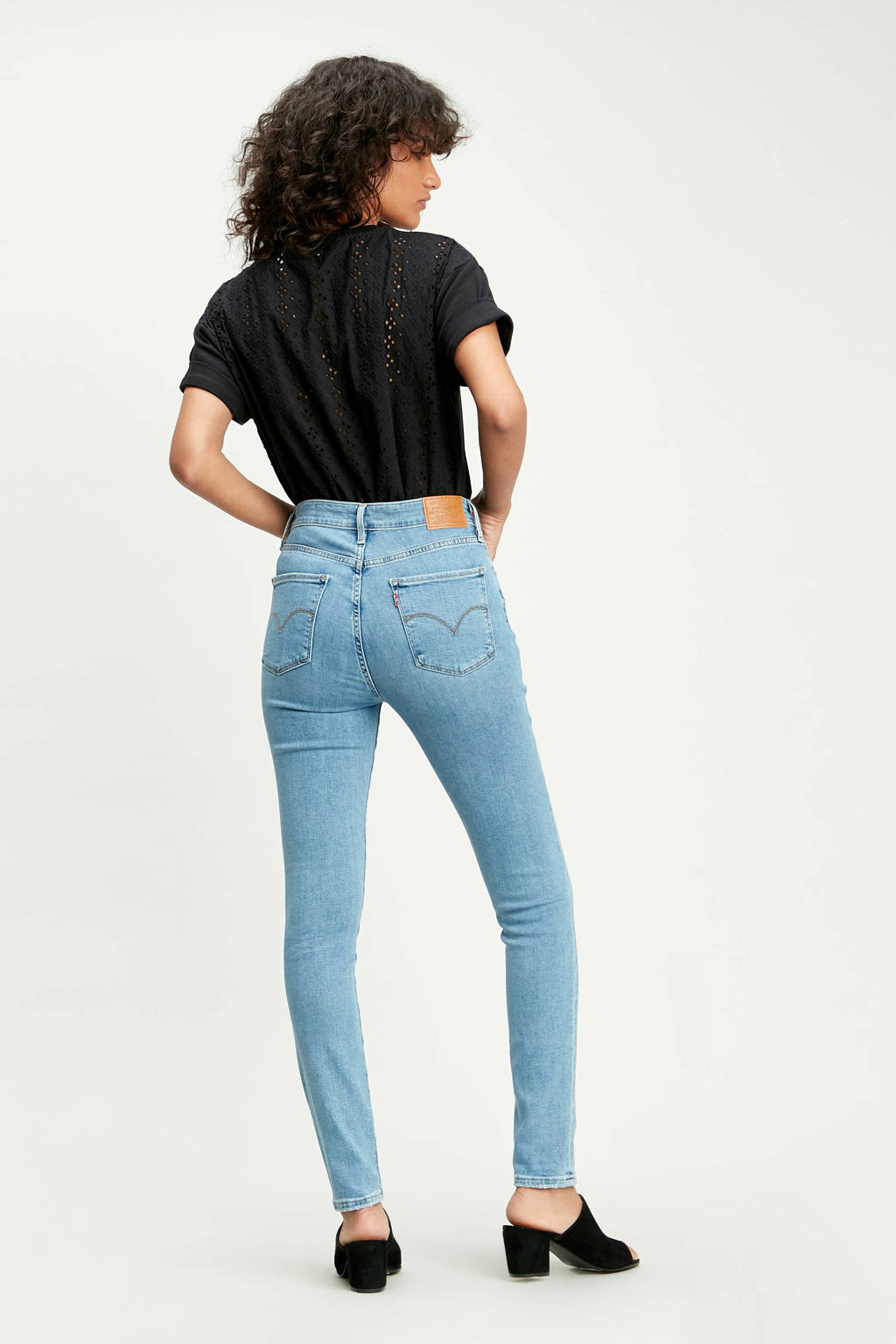 Boos worden Abnormaal compleet Levi's 721 high waist skinny jeans lichtblauw | wehkamp