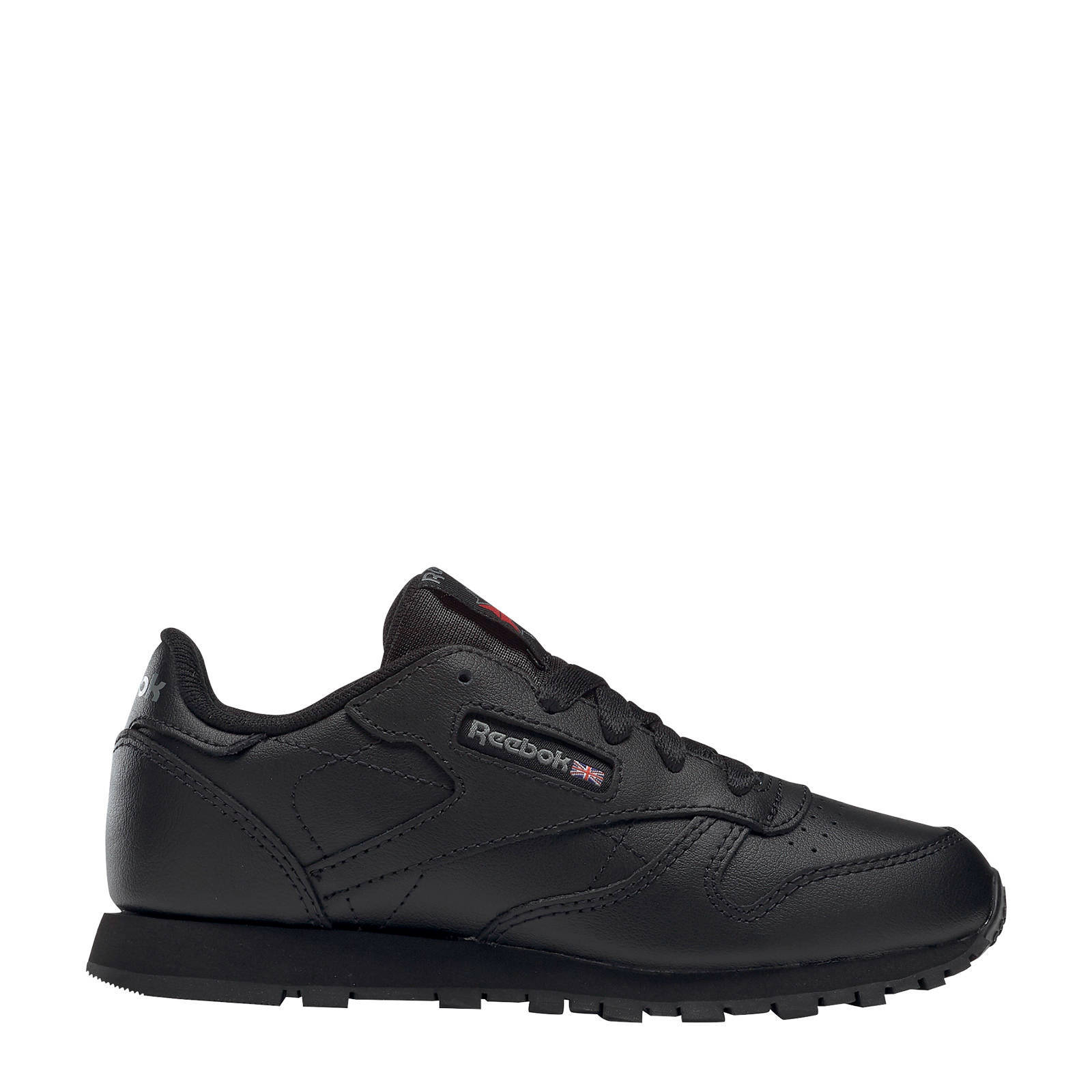 Reebok Meisjes Lage sneakers Classic Leather Kids Zwart - Schoenen.nl