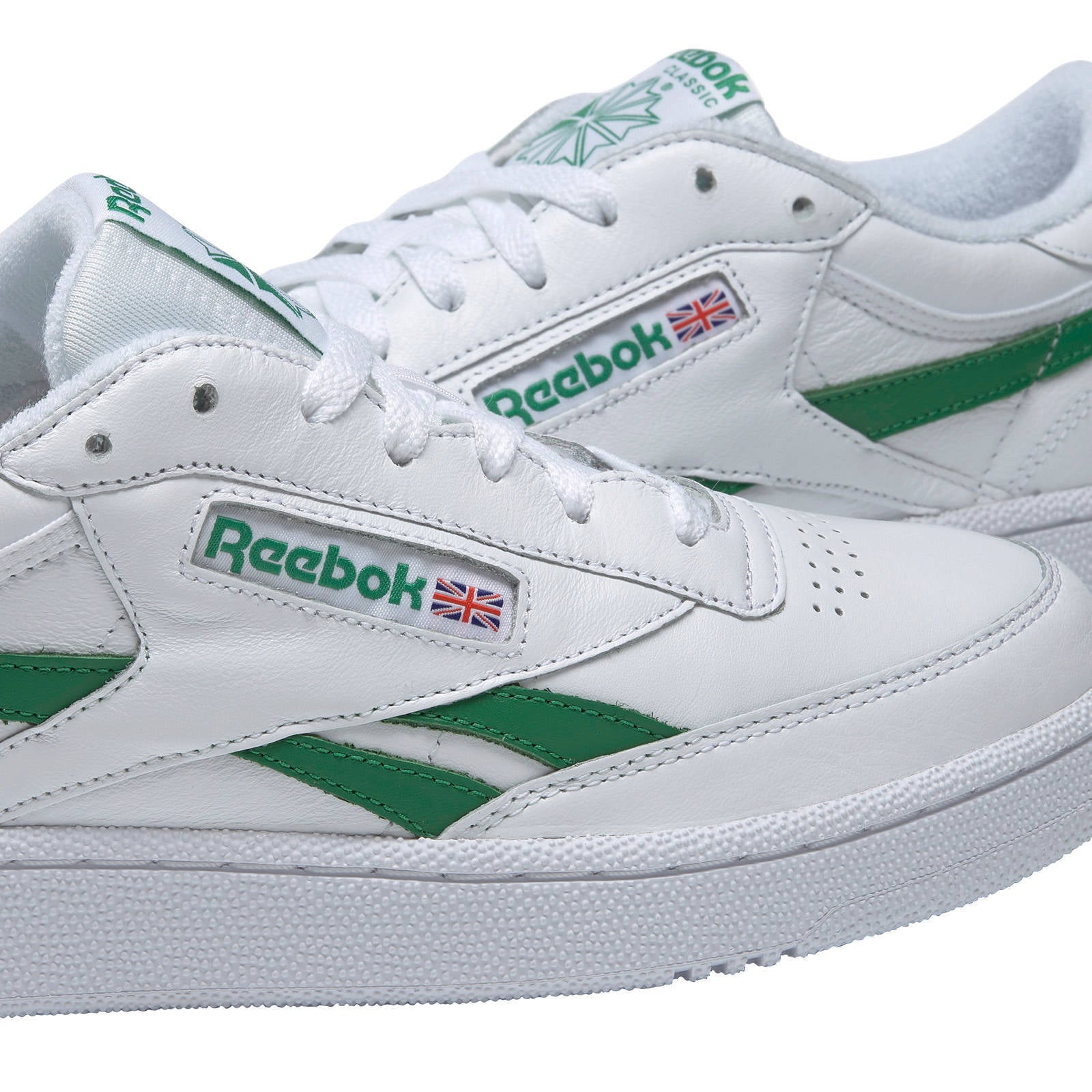 Reebok Classics Club C Revenge sneakers wit/groen | wehkamp