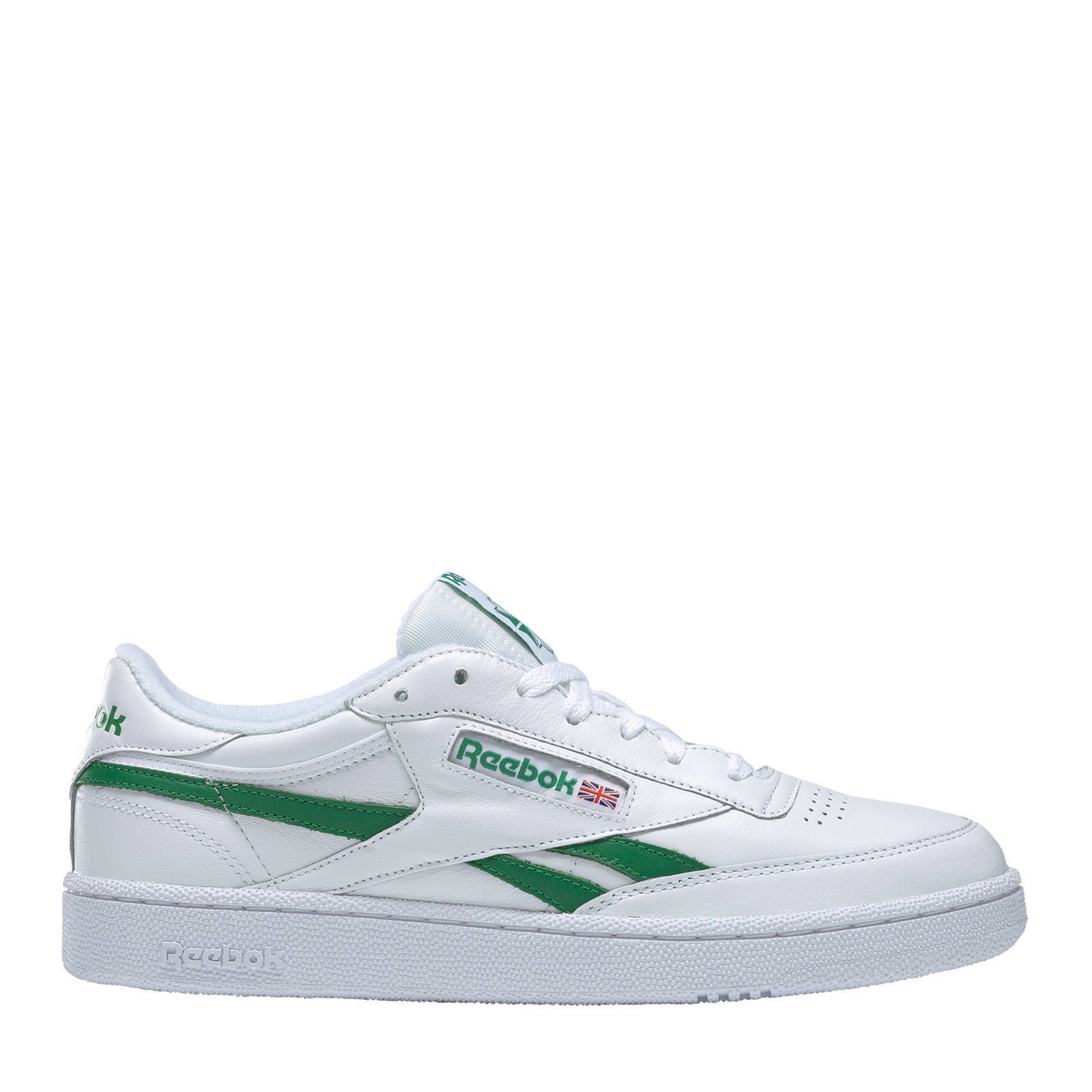Reebok Classics Club C Revenge sneakers wit/groen | wehkamp