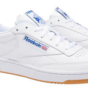 thumbnail: Reebok Classics Club C 85 leren sneakers wit/blauw