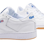 thumbnail: Reebok Classics Club C 85 leren sneakers wit/blauw