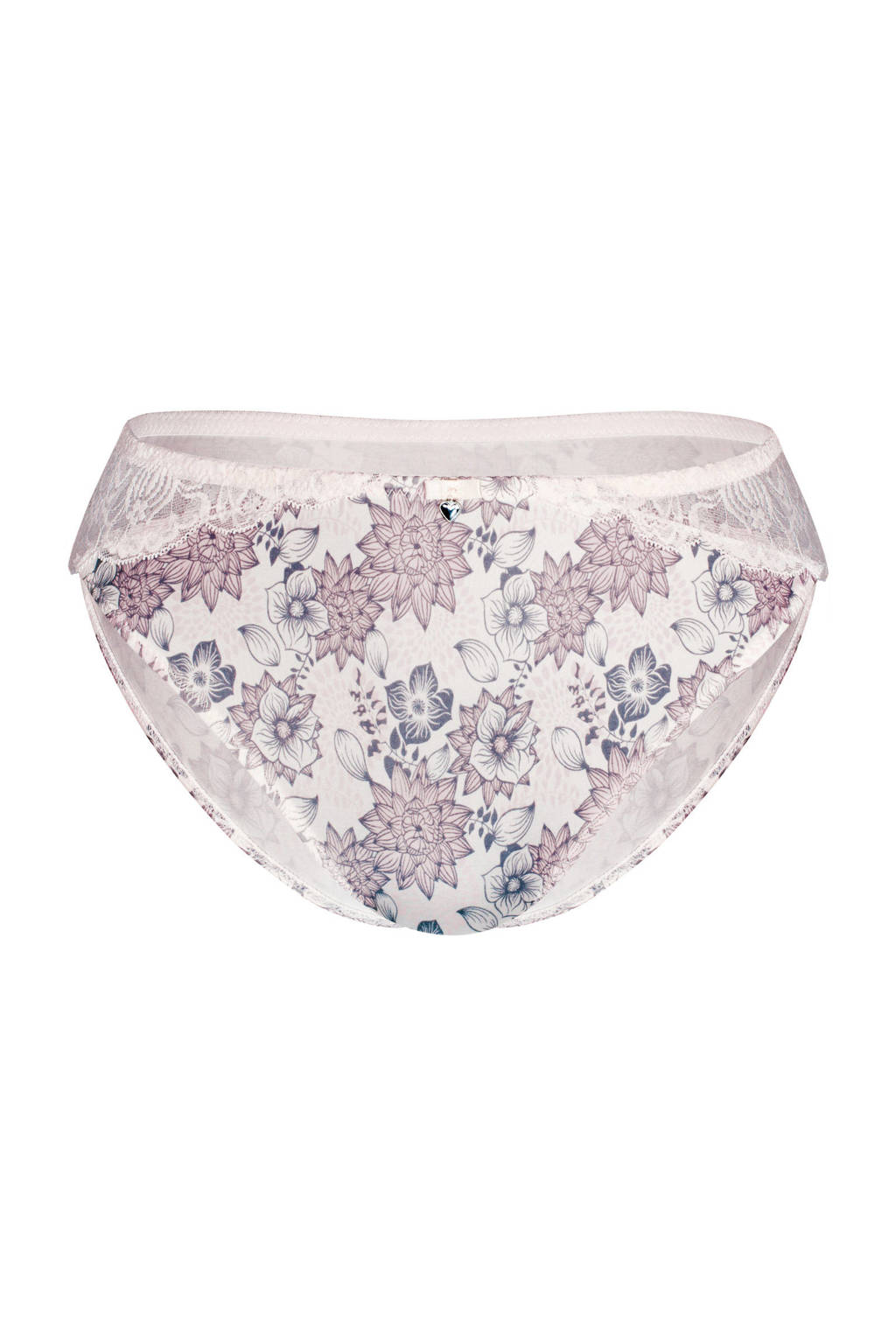 Sassa Mode gebloemde slip Magical Garden lichtroze, Lichtroze
