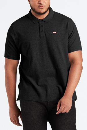 regular fit polo antraciet/rood