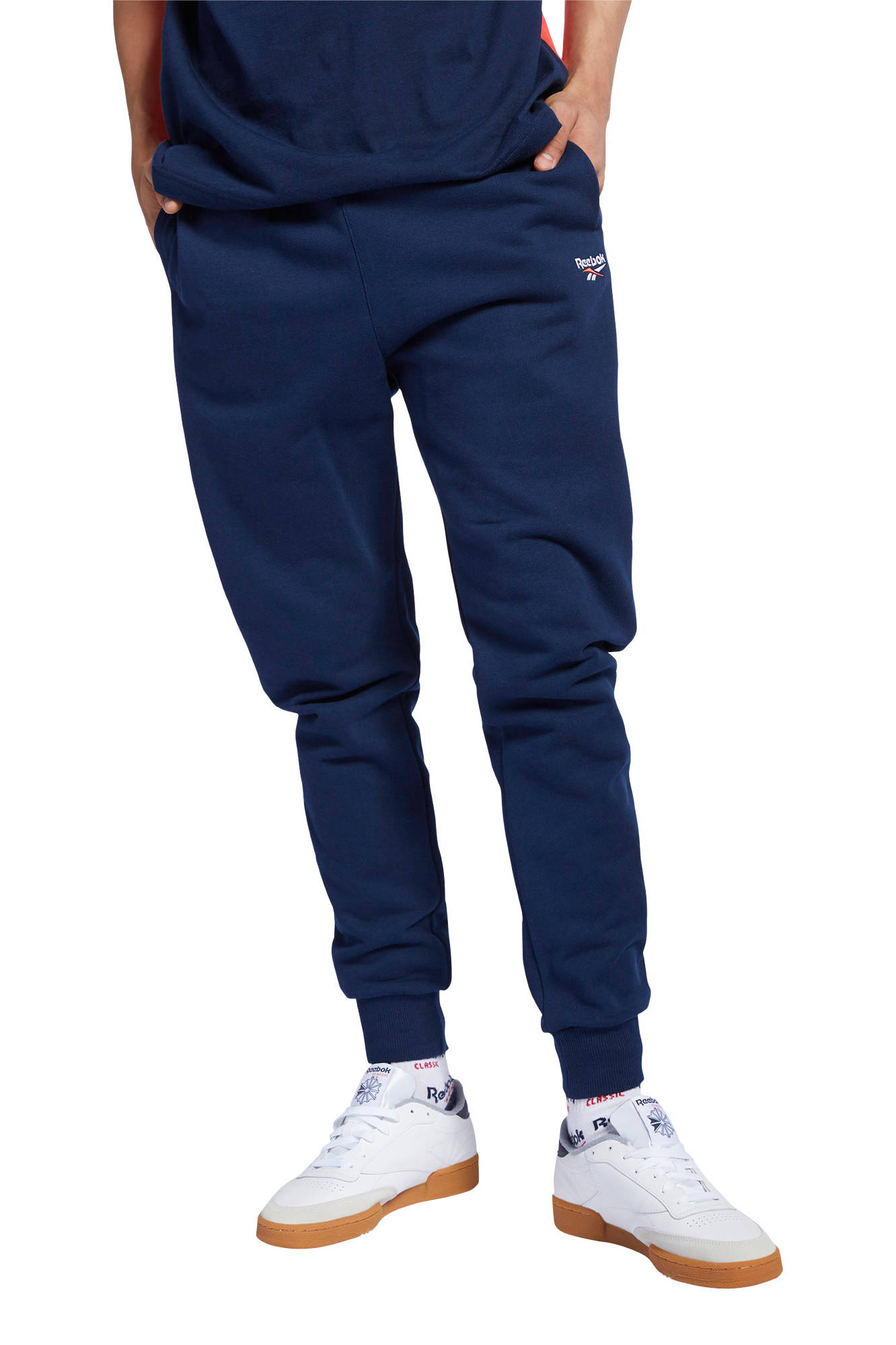 Reebok Classics joggingbroek donkerblauw | wehkamp