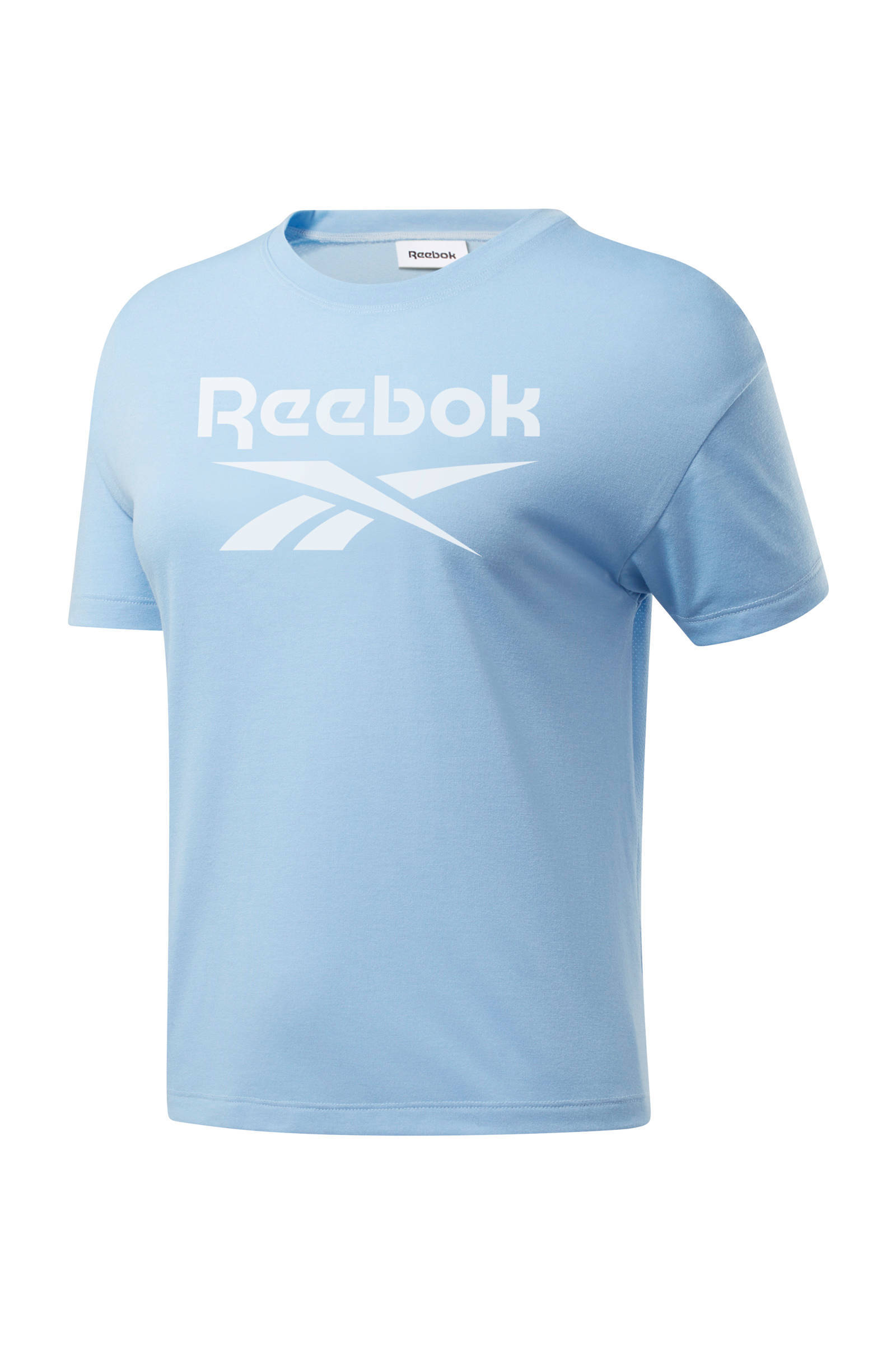 Reebok Shirt One Series Running ACTIVChill Graphic Tee lichtblauw/zwart -  Voetbal shop