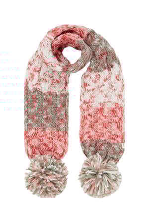 sjaal roze/grijs