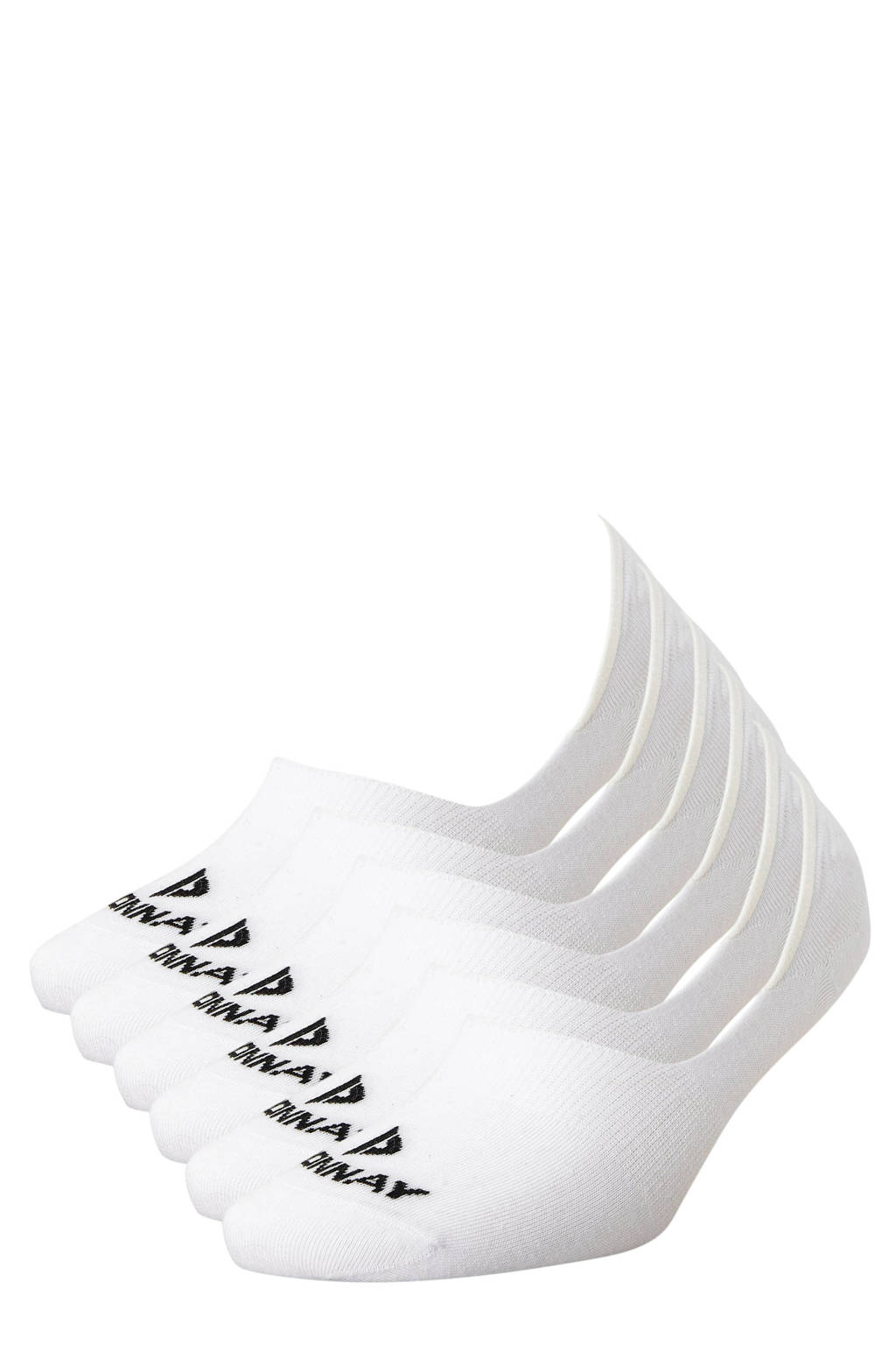 Donnay no show sportsokken - set van 6 wit, Wit
