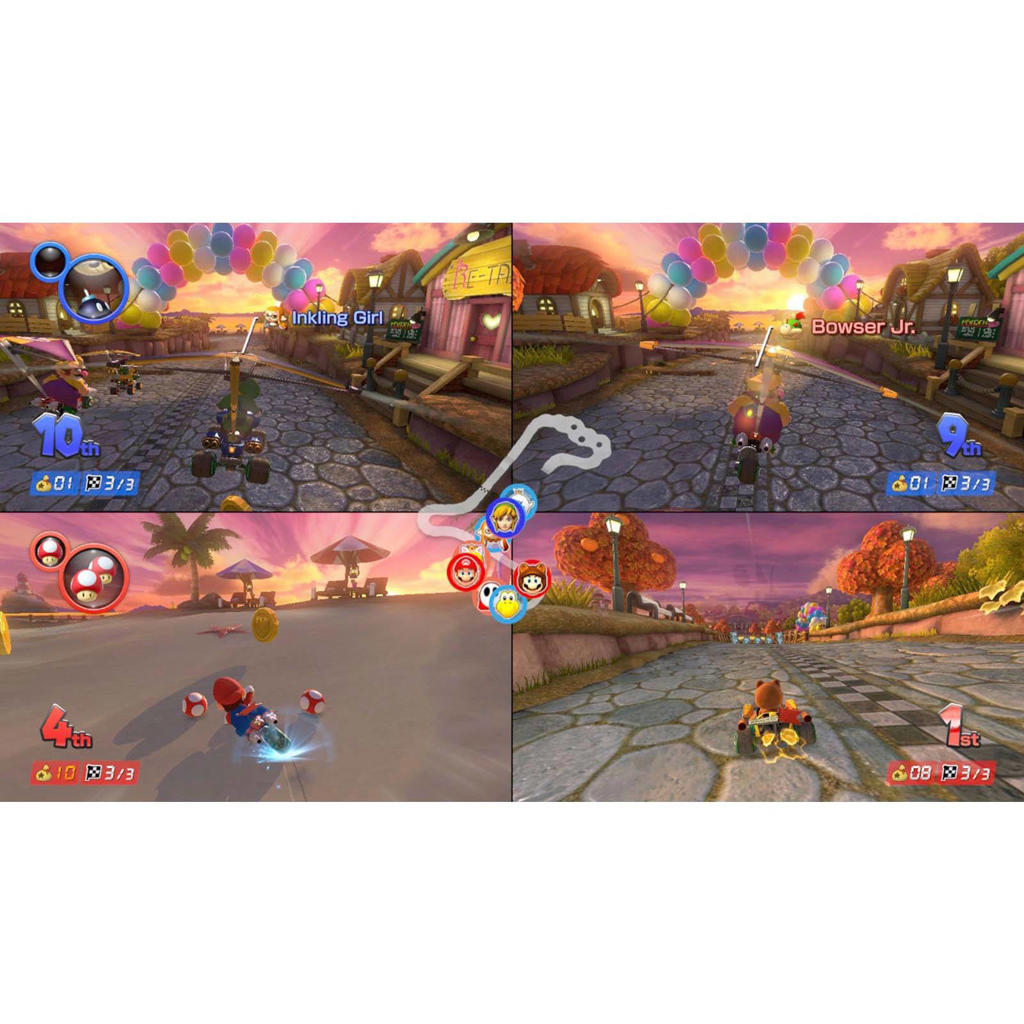 Nintendo Switch + Mario Kart 8 Deluxe bundel (rood/blauw) wehkamp