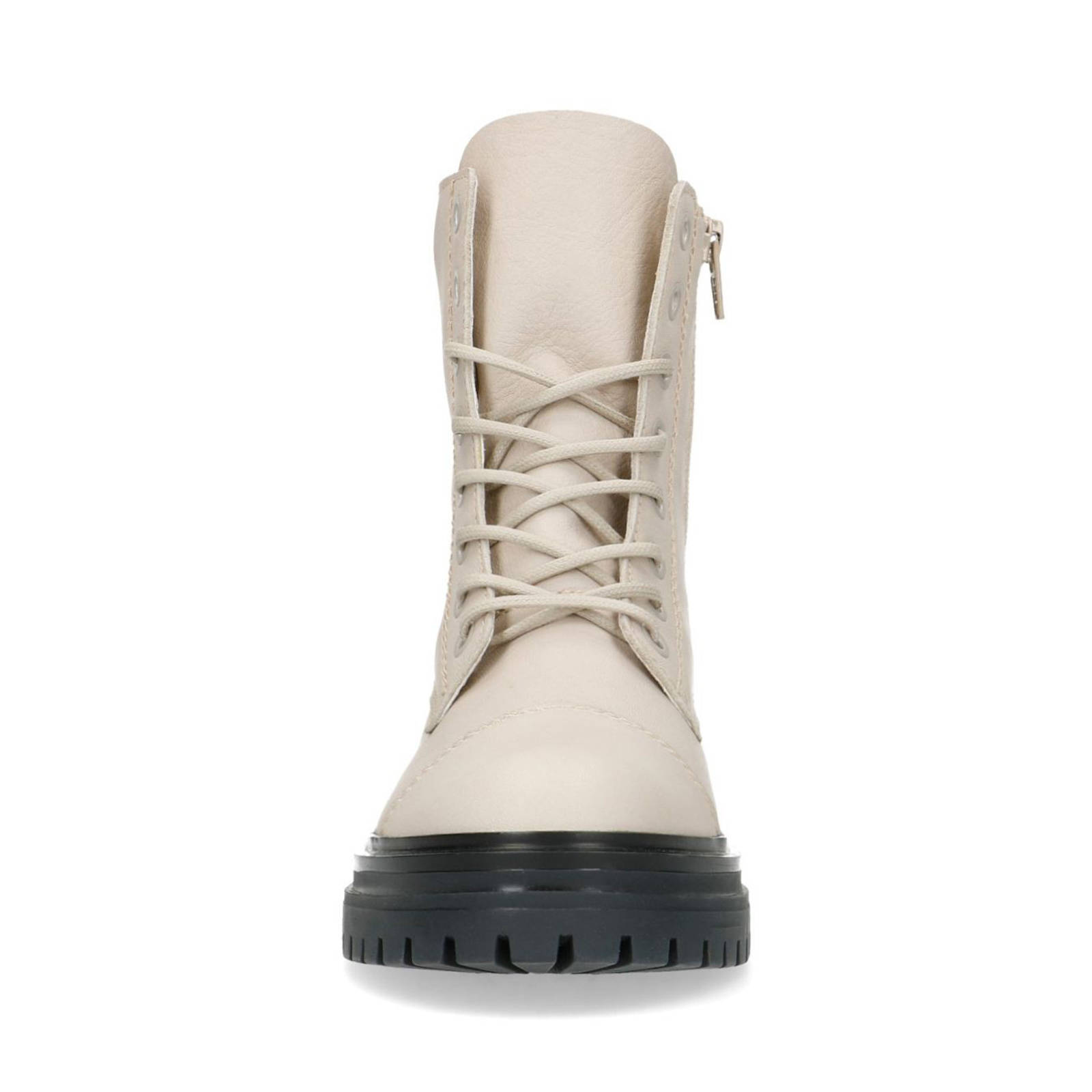 leren veterboots off white leren veterboots off white