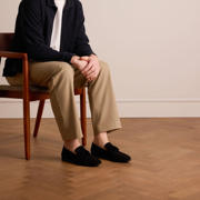 thumbnail: Manfield suède loafers zwart
