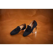 thumbnail: Manfield suède loafers zwart