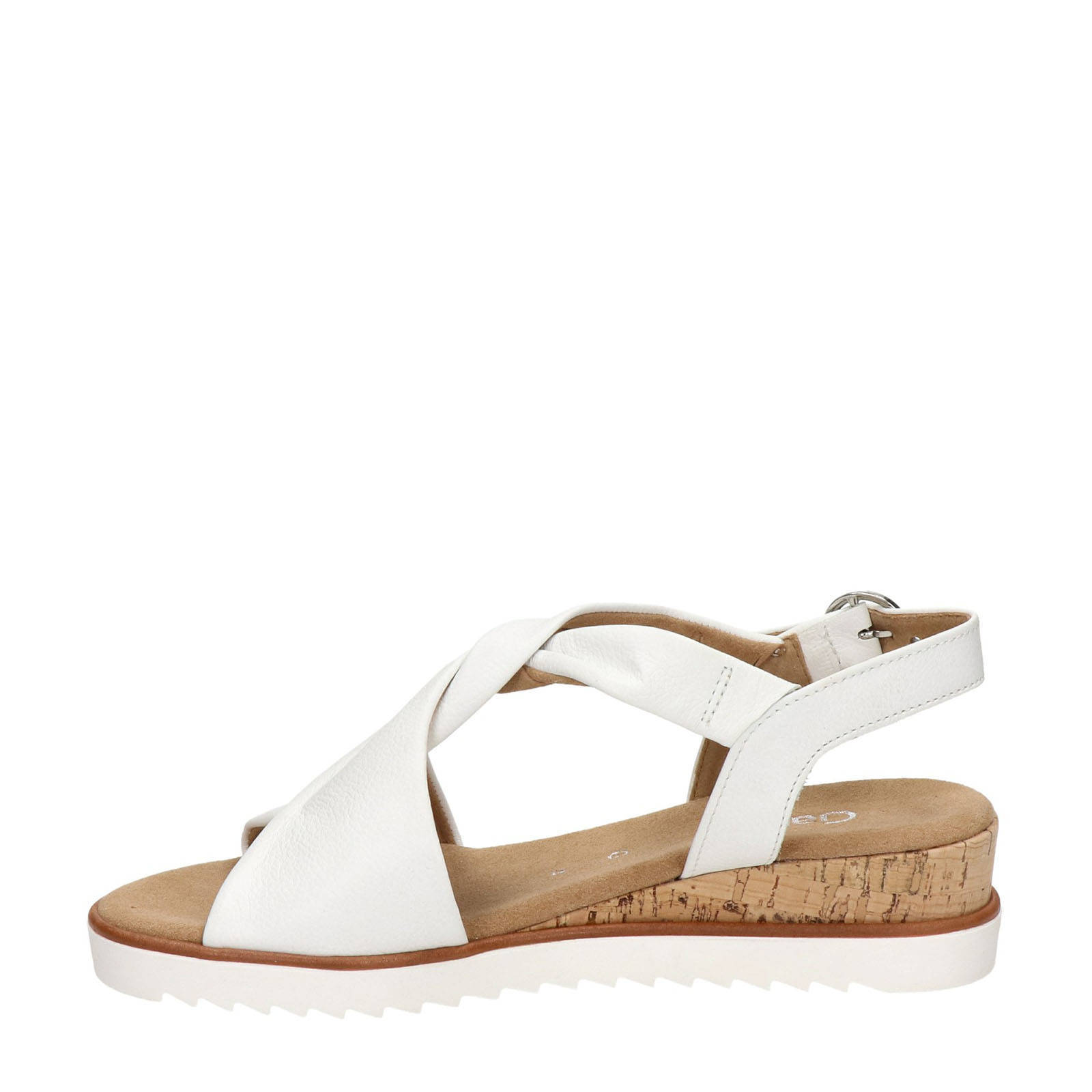 Gabor leren sandalen wit | wehkamp