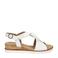 Gabor leren sandalen wit