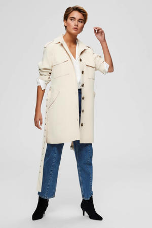 trenchcoat met ceintuur beige