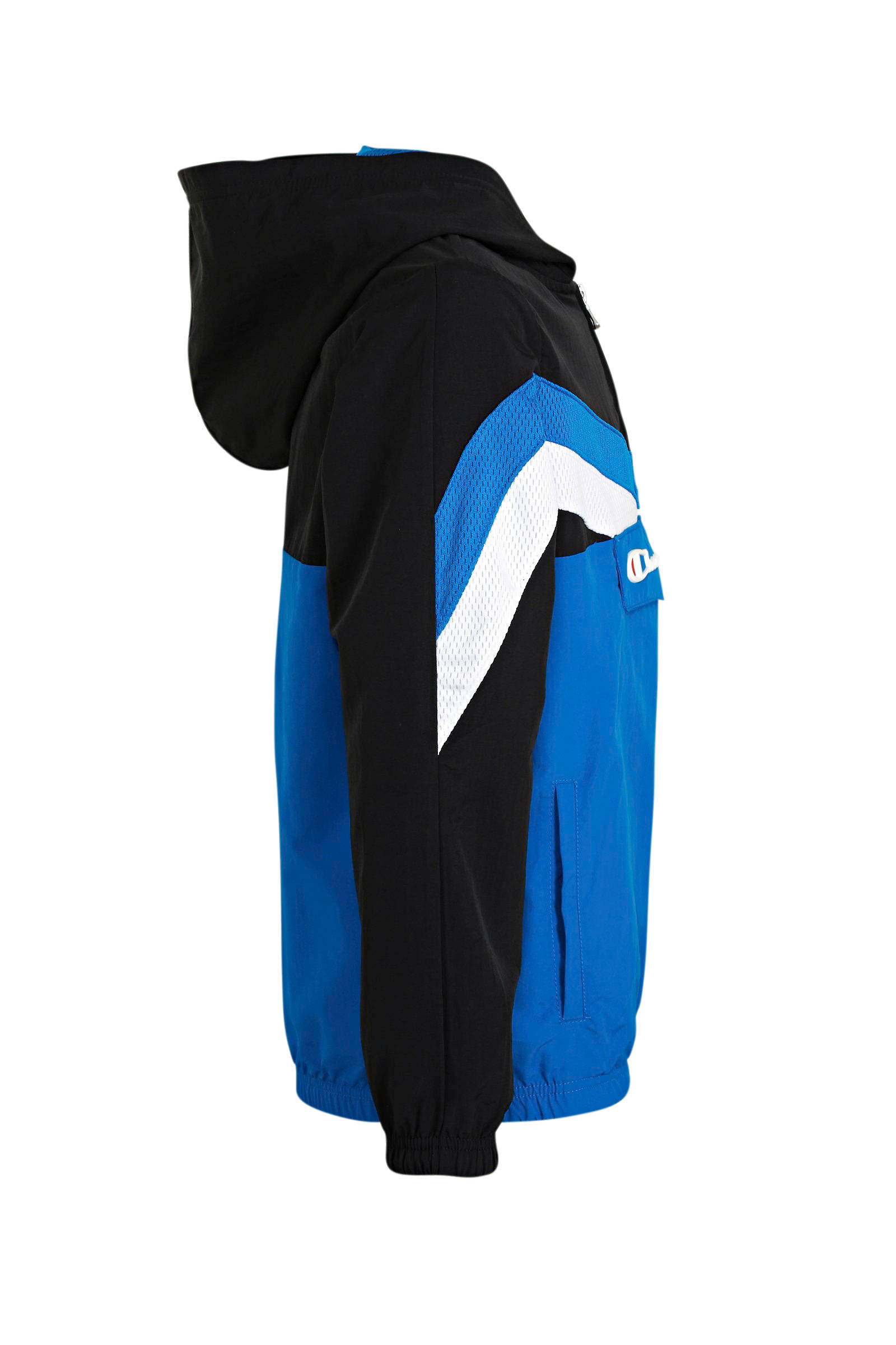Champion anorakzomerjas met logo zwartblauwwit | wehkamp Champion anorakzomerjas met logo zwartblauwwit | wehkamp