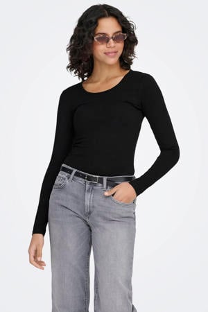 longsleeve ONLLIVE zwart