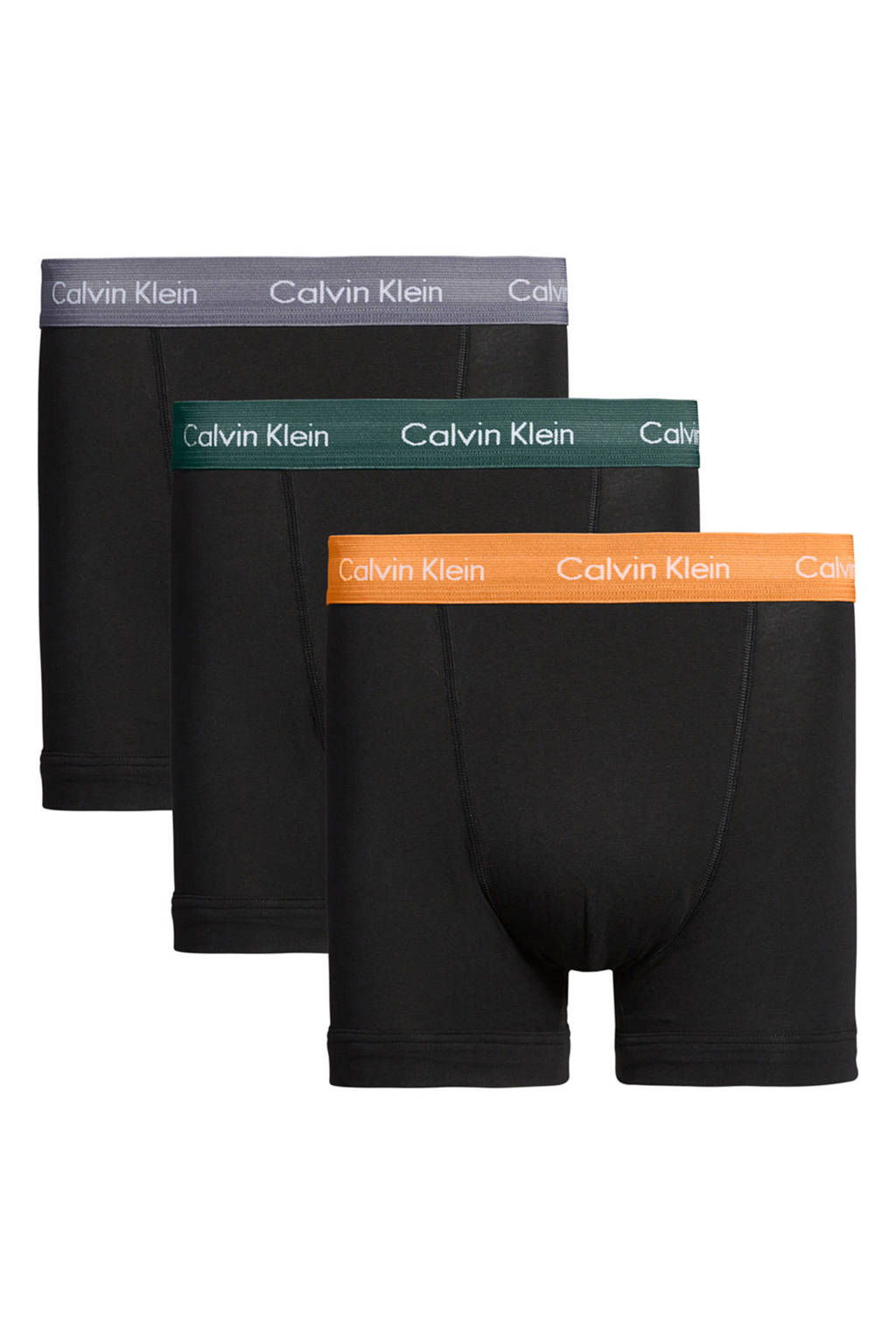 CALVIN KLEIN UNDERWEAR boxershort (set van 3), Zwart