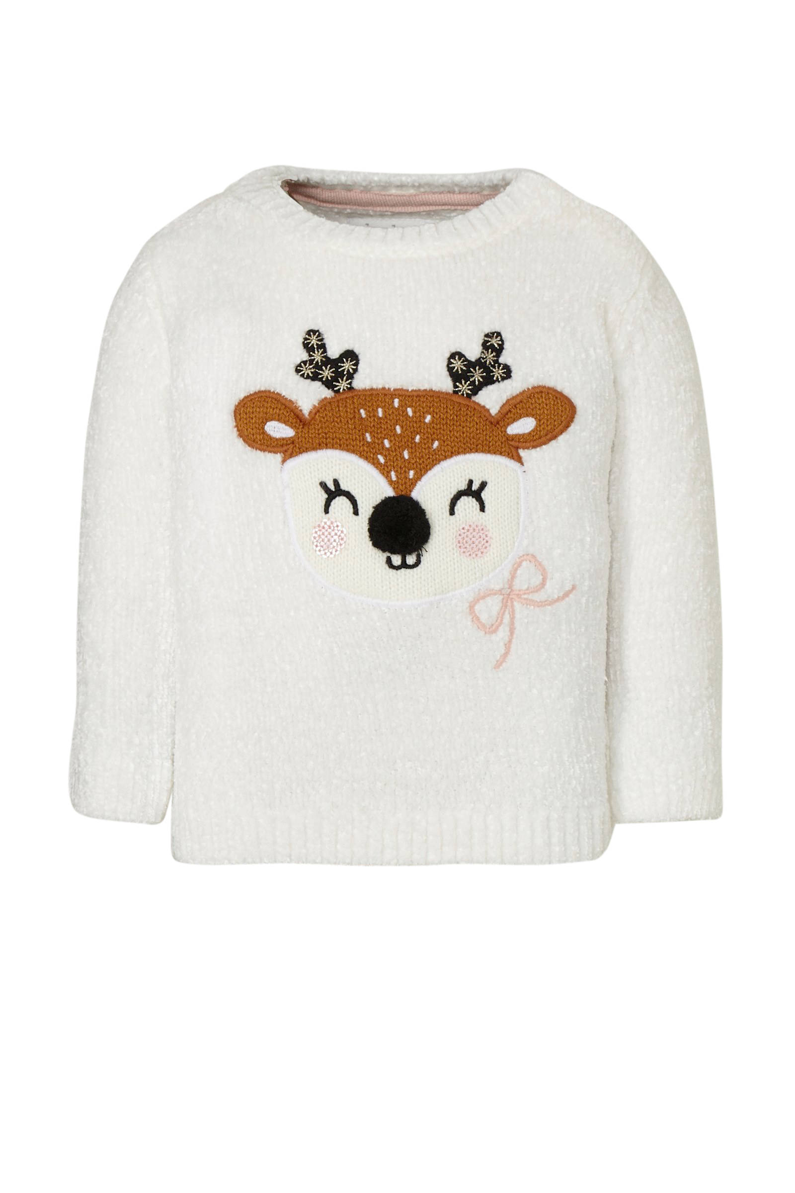 Feestcollectie van C&A bij wehkamp Gratis bezorging vanaf 20. C&A Palomino glitter trui met pailletten ecru | wehkamp