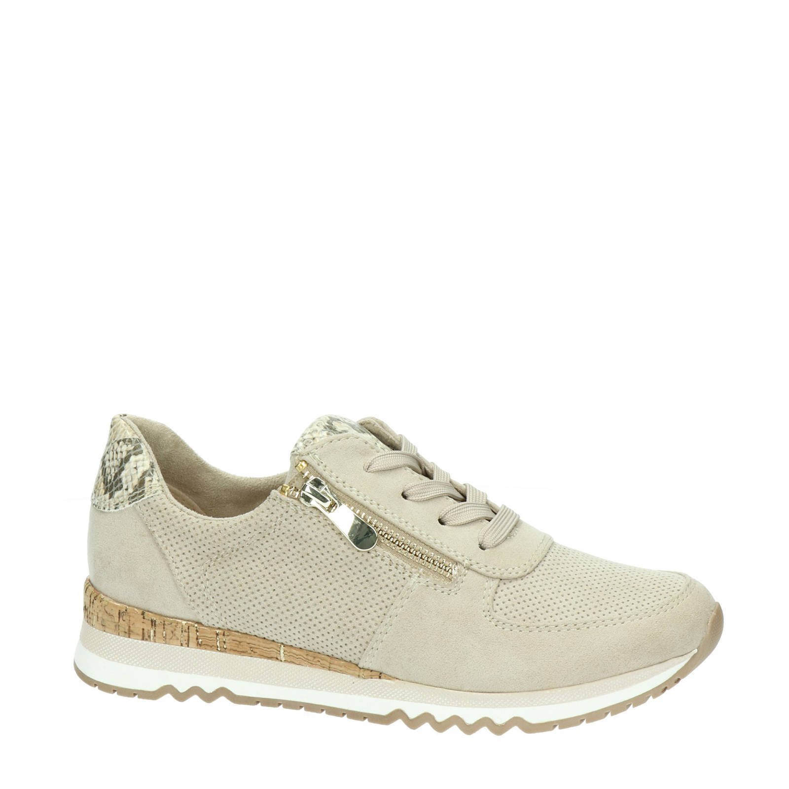 Marco Tozzi sneakers beige | wehkamp
