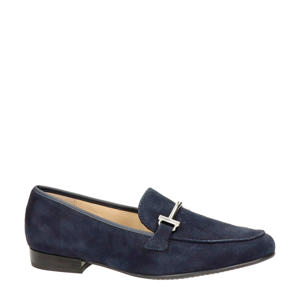 Kent  suède loafers marineblauw