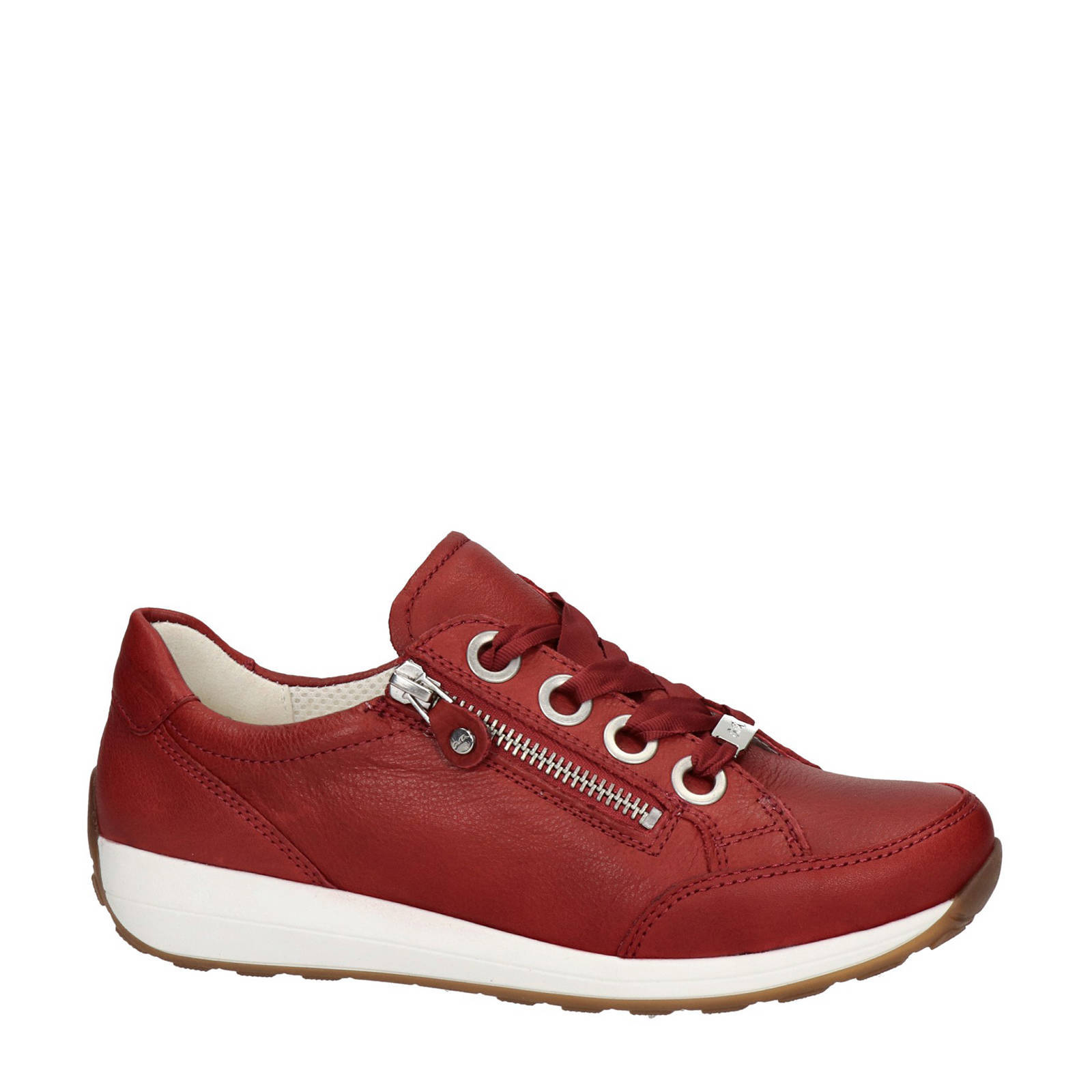 Ara Osaka comfort leren veterschoenen rood | wehkamp