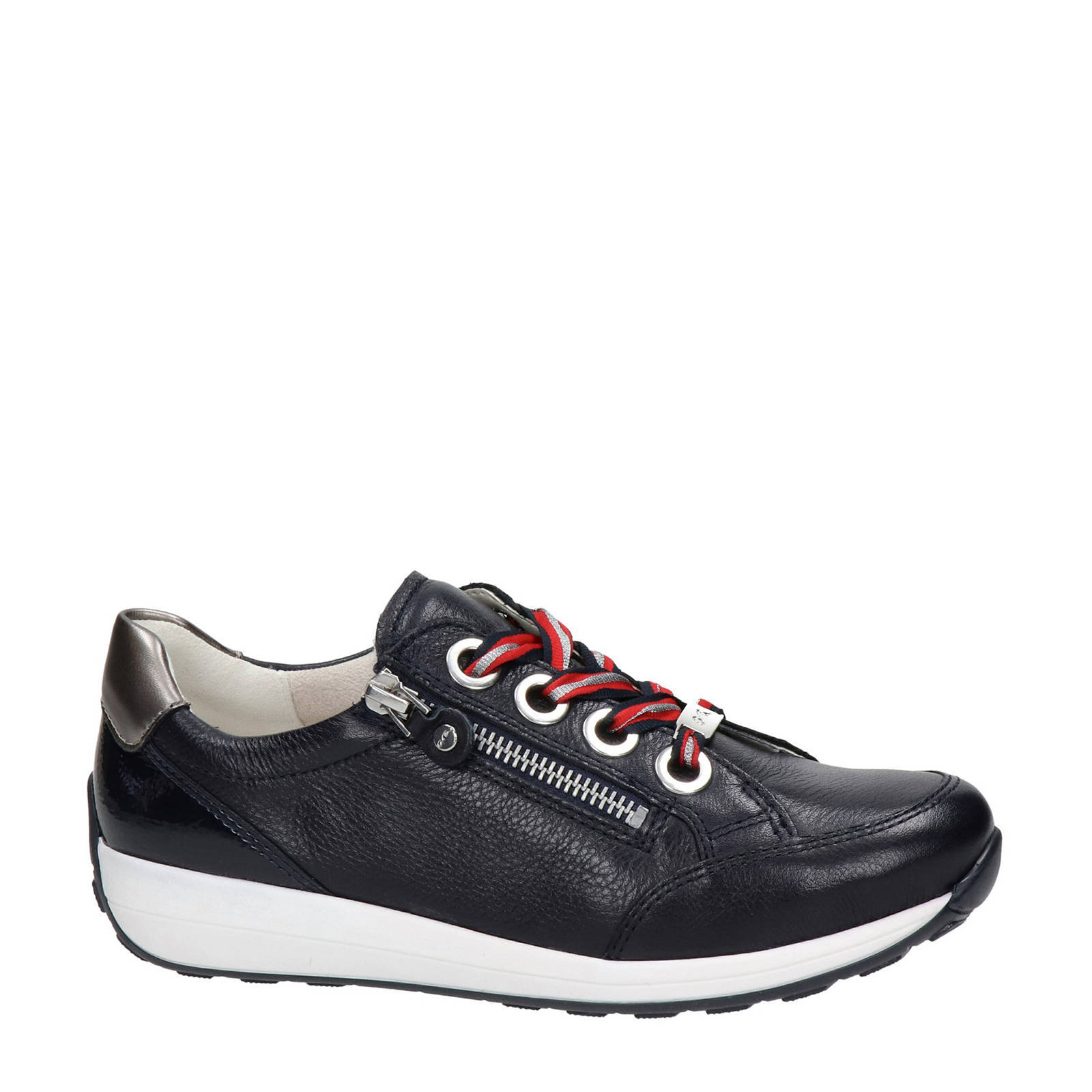 Ara Osaka leren sneakers blauw | wehkamp