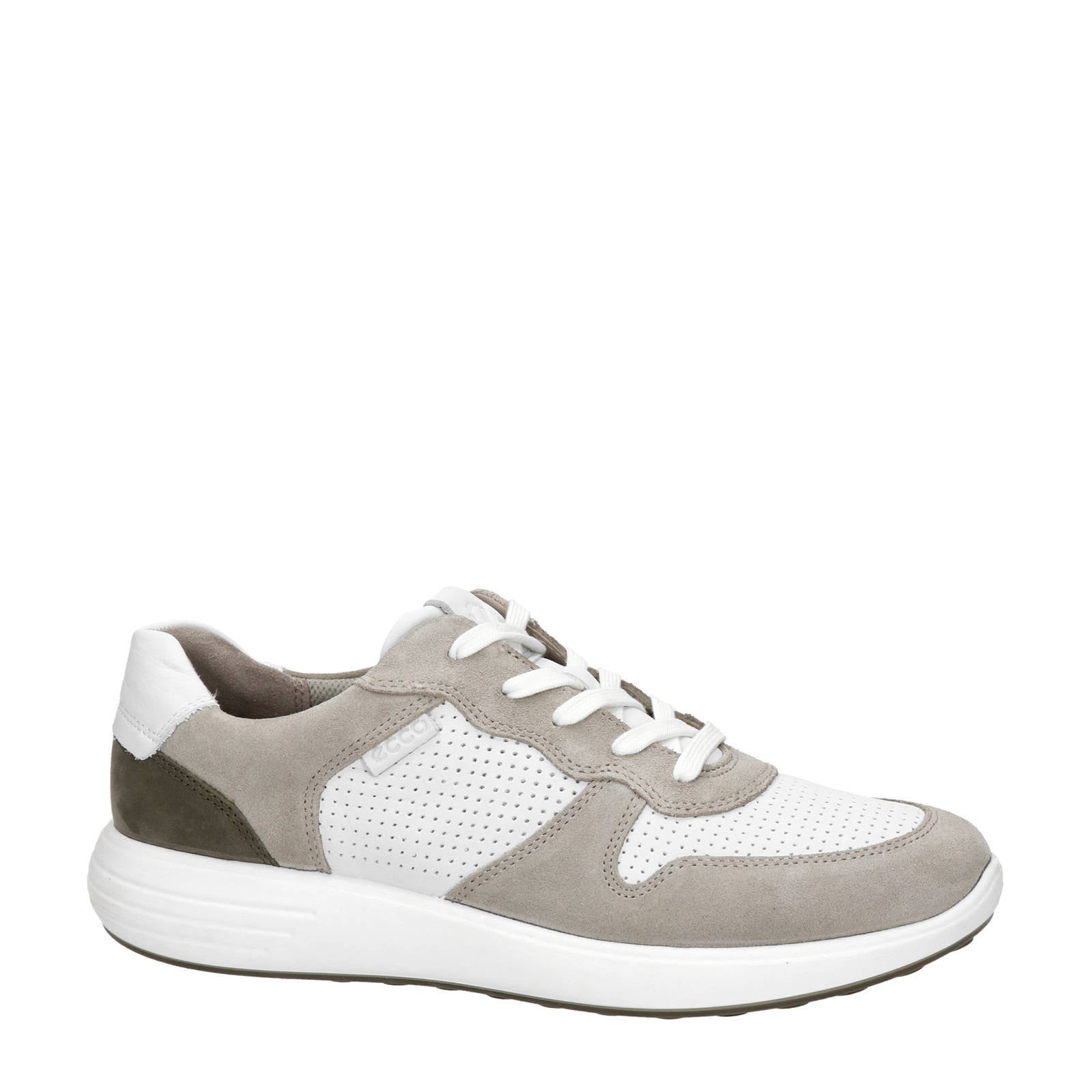Ecco Soft 7 Runner leren sneakers wit | wehkamp