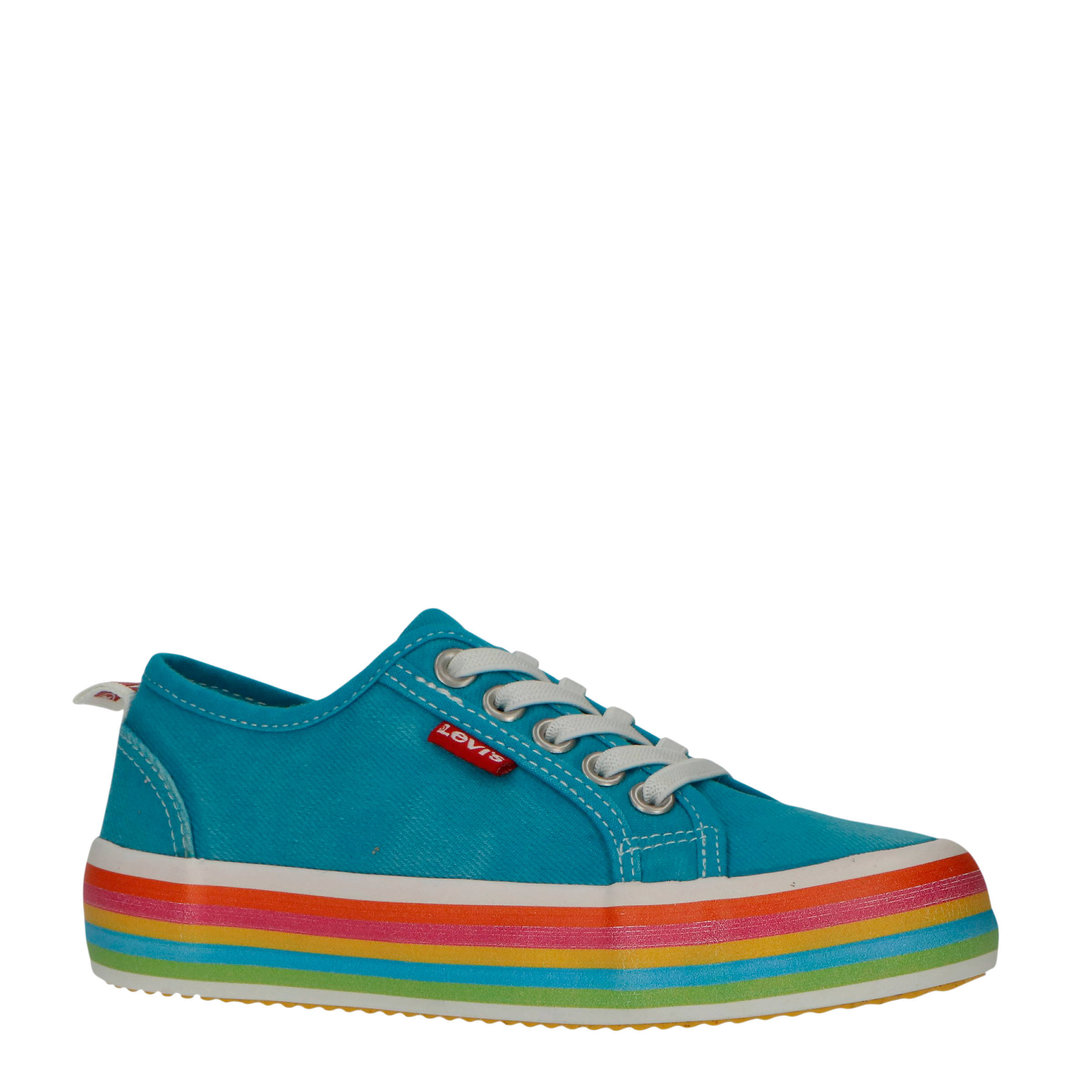 Levi's Kids Pearl Kleuter sneakers blauw | wehkamp