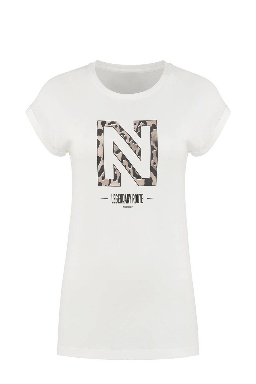Nikkie T Shirt Legendary Met Logo Wit Wehkamp