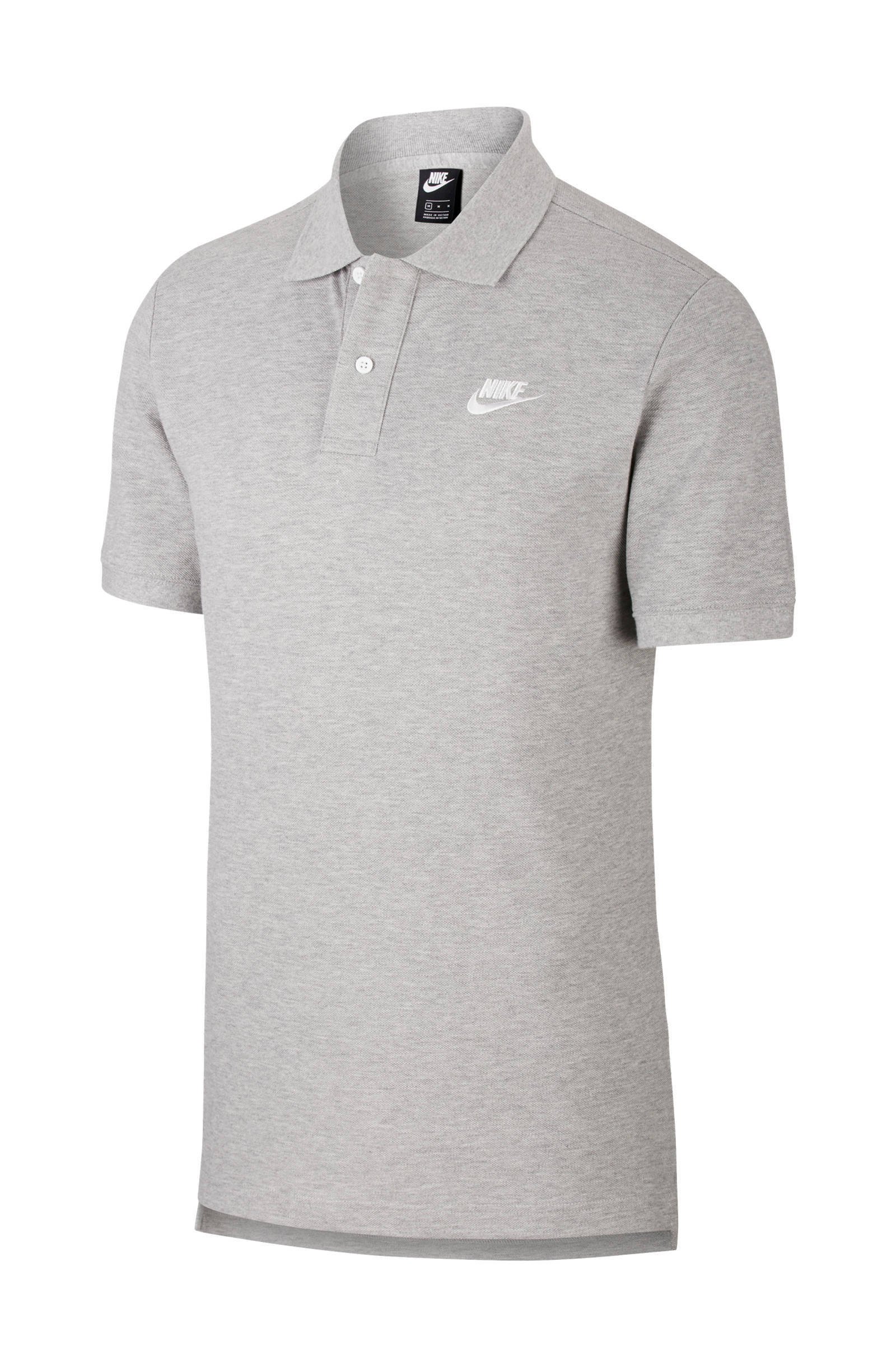 grey nike polo