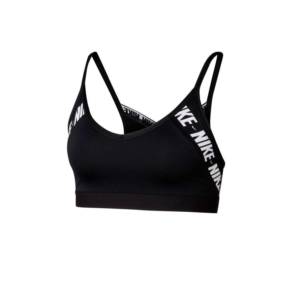 Nike level 2 sportbh zwart