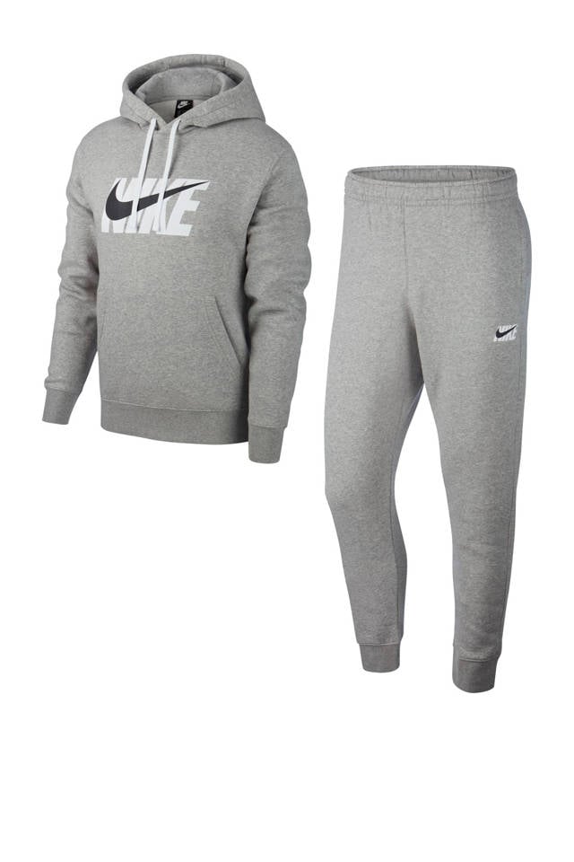 Nike joggingpak grijs wehkamp