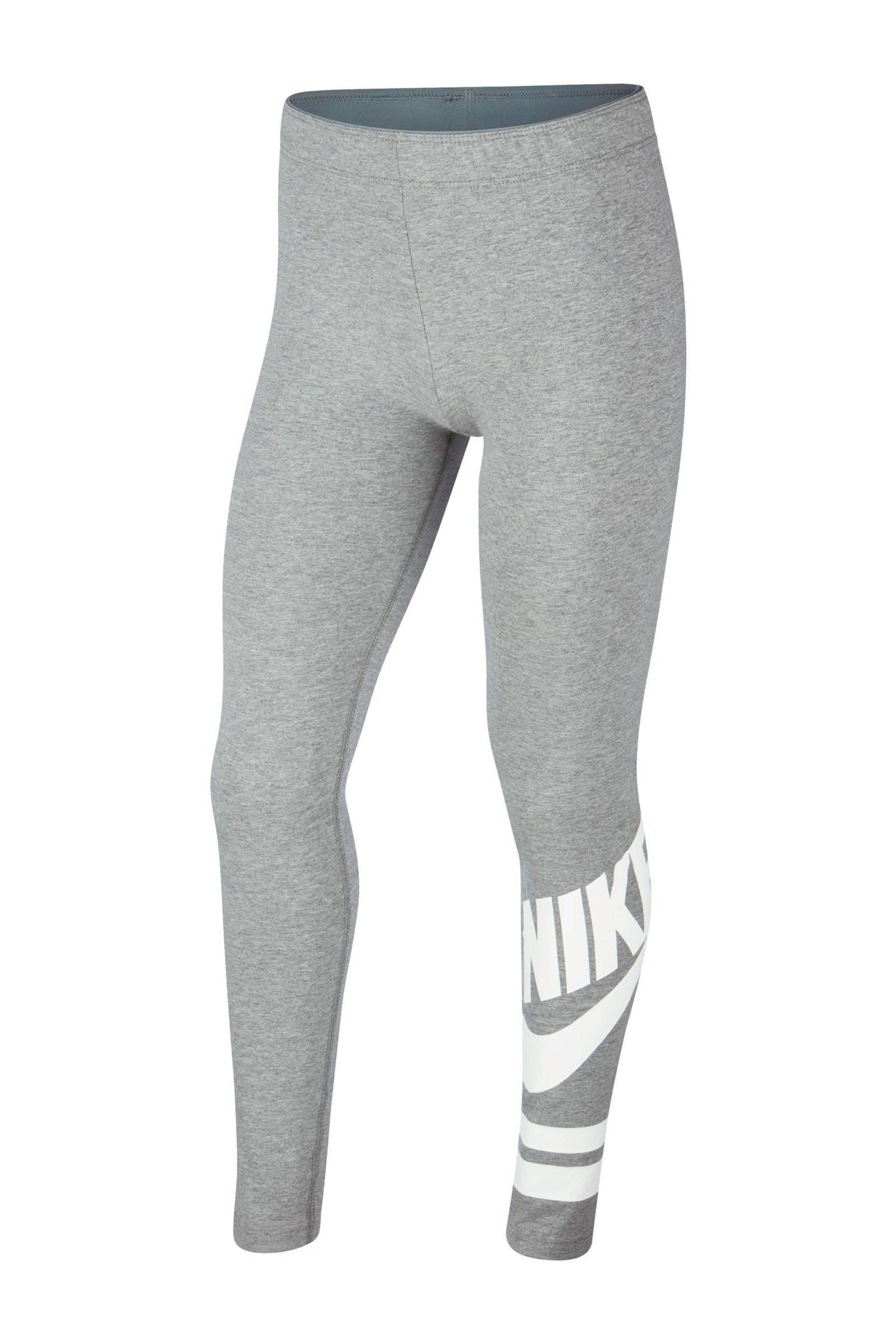 Nike legging grijs | wehkamp