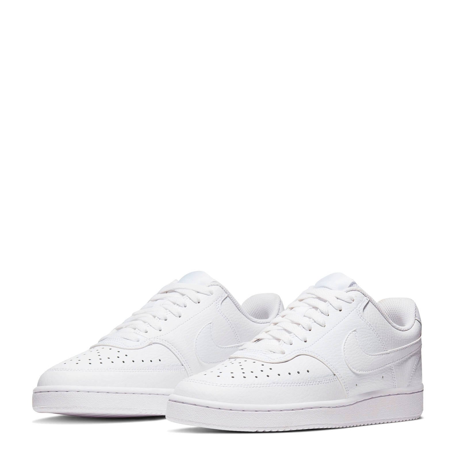 Nike Court Vision Low leren sneakers wit | wehkamp