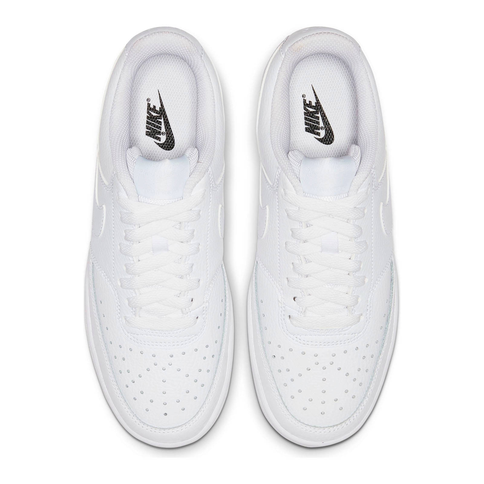 Nike Court Vision Low leren sneakers wit | wehkamp