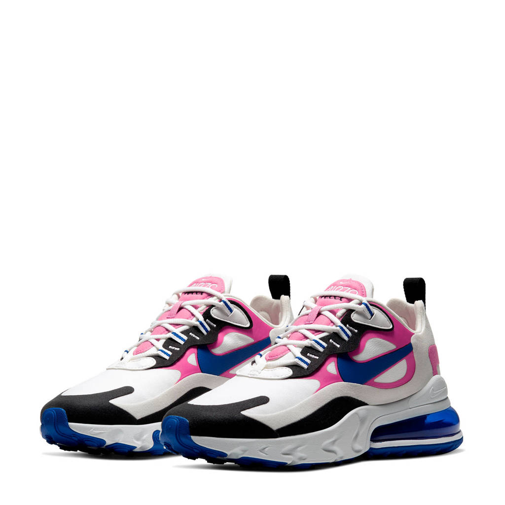 Nike Air Max 270 React Sneakers Wit Blauw Roze Wehkamp