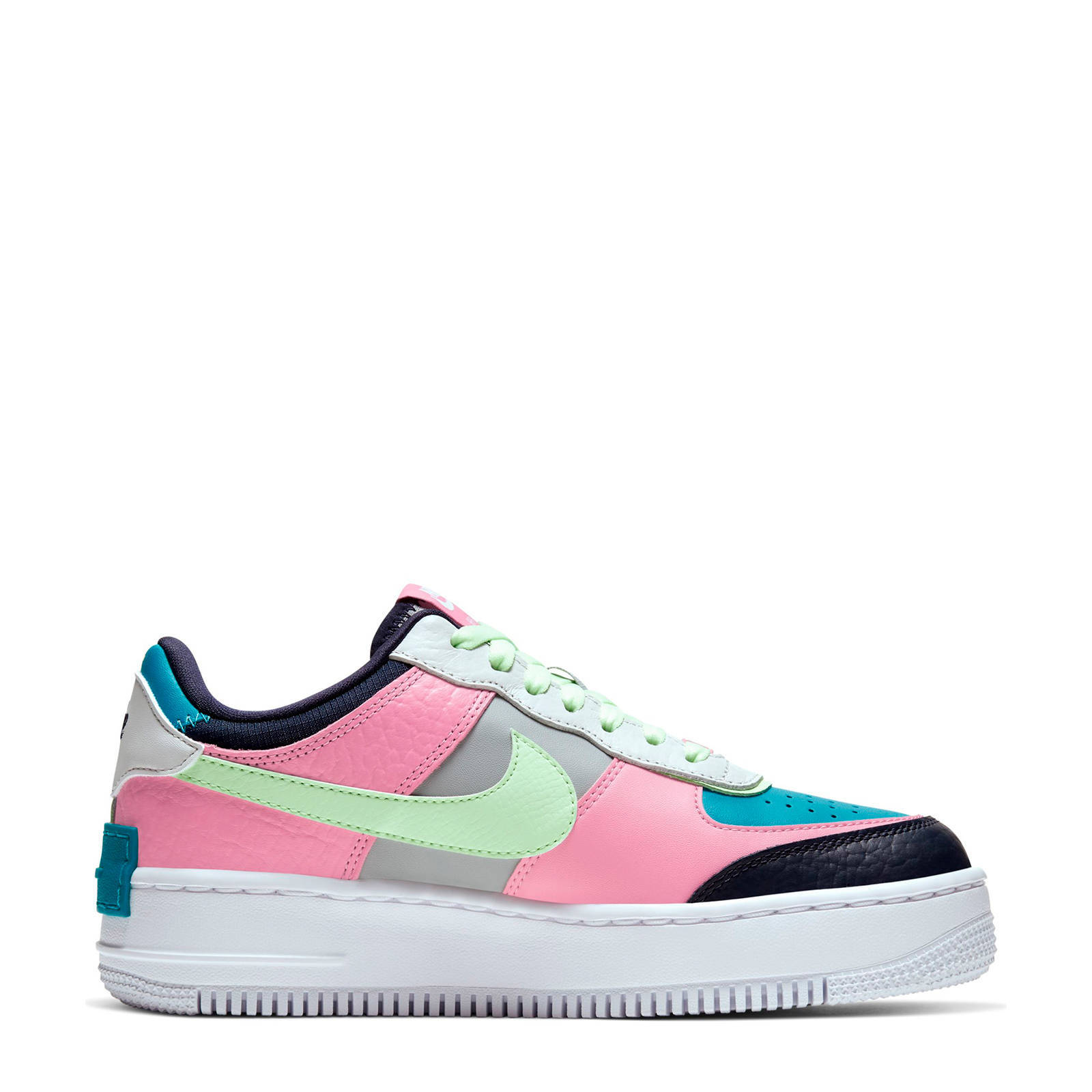 Nike Air Force 1 Shadow sneakers grijs/roze/blauw | wehkamp Nike Air Force 1 Shadow sneakers grijs/roze/blauw | wehkamp