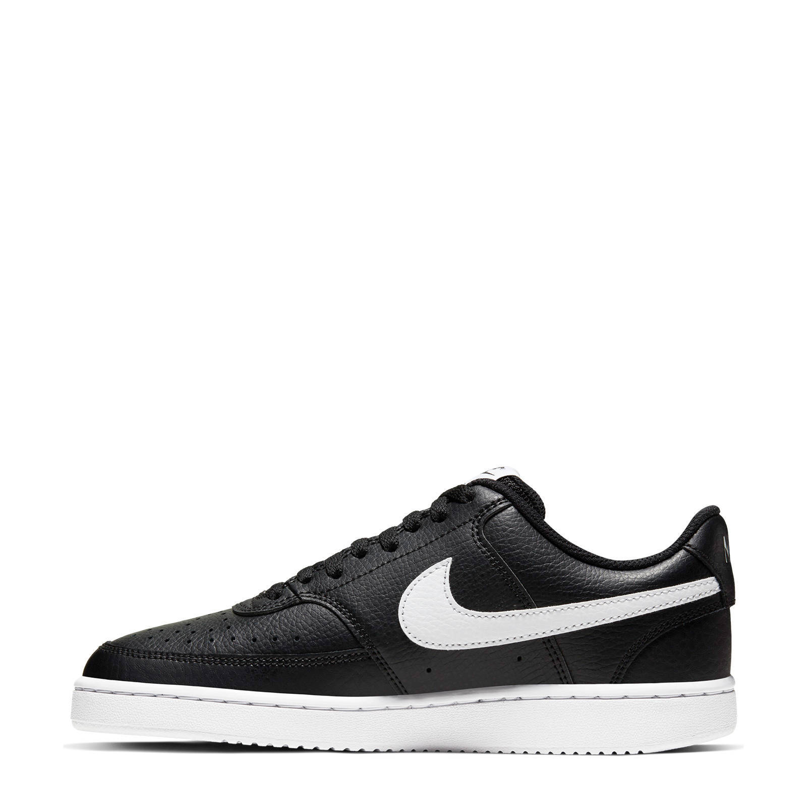 Nike Court Vision Low leren sneakers zwart/wit | wehkamp Nike Court Vision Low leren sneakers zwart/wit | wehkamp