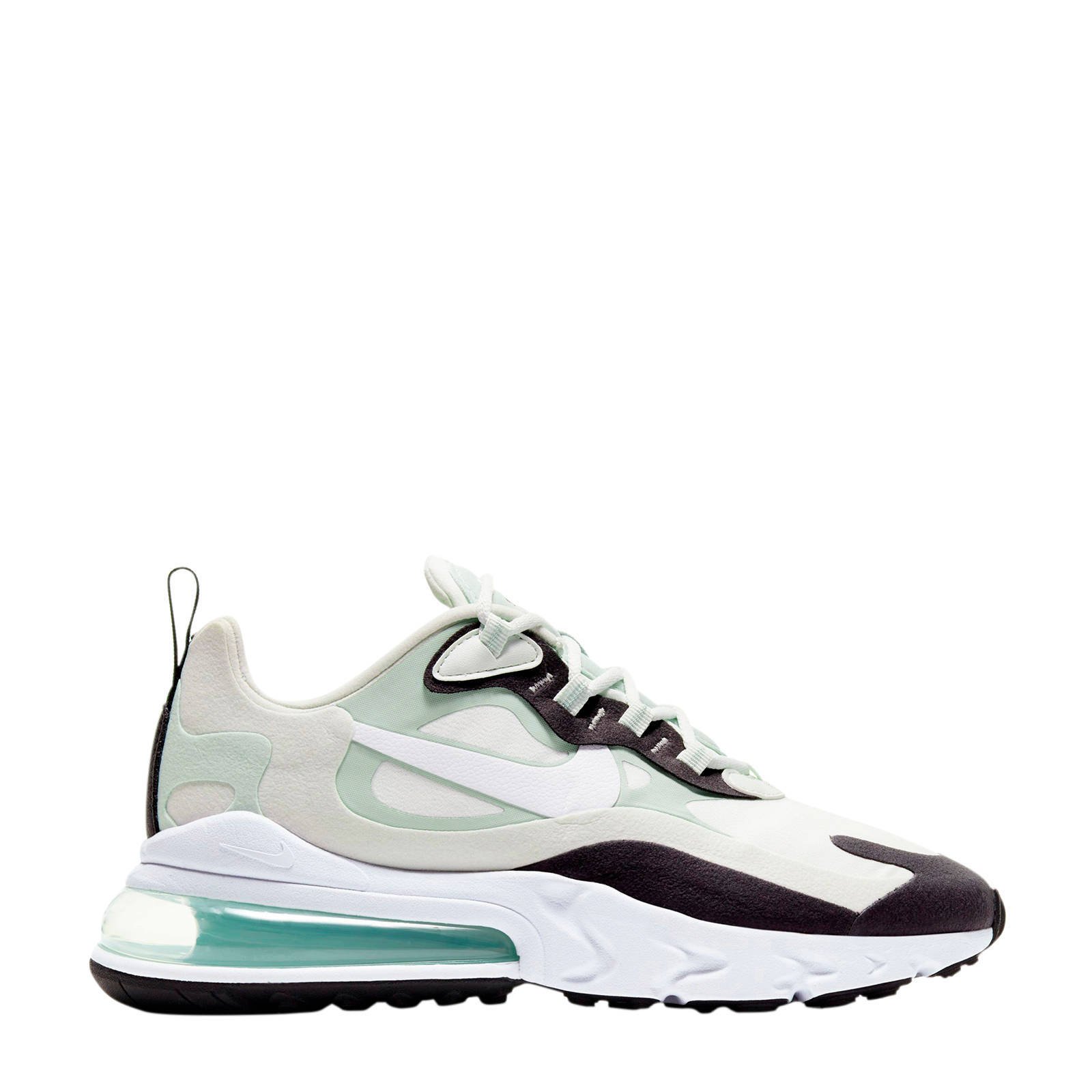 Nike Air Max 270 React sneakers lichtgroen zwart