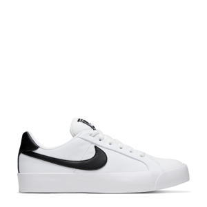 Court Royale AC leren sneakers wit/zwart
